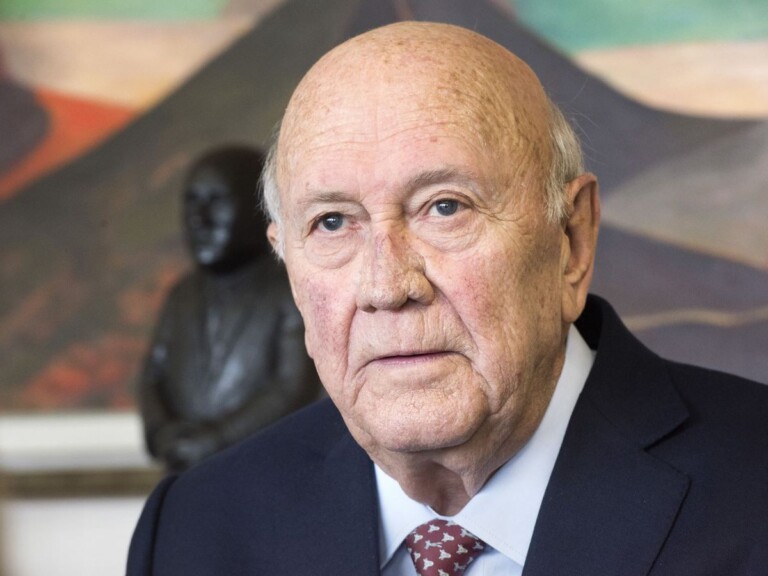 Afrique du Sud: décès de l’ancien président Frederik de Klerk