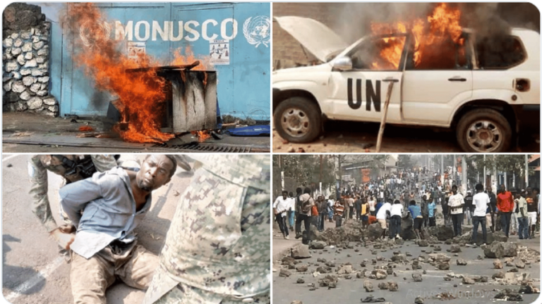 RDC: les installations de la Monusco à  Goma vandalisées par des manifestants en colère