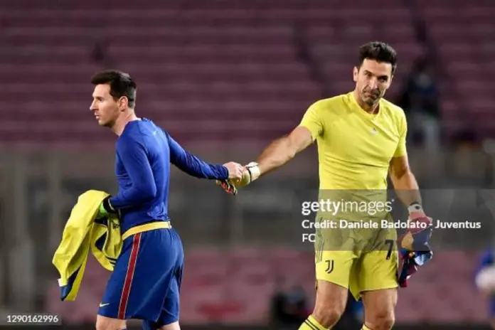 Messi et Buffon